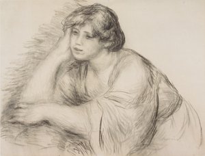 Sitzendes Mädchen von Pierre Auguste Renoir